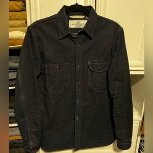 Rogue Territory Service Shirt in Overdyed Indigo Selvedge Denim, GREAT Condition
